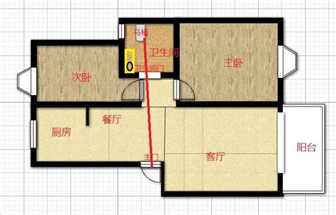 房间门对厕所门|入户门正对着卫生间怎么办？